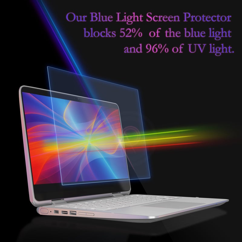 EZ-Pro Screen Protector Anti Blue Light Screen Protector (3 Pack) for 14 Inches Laptop. Filter out Blue Light and relieve computer eye strain to help you sleep better - Image 2